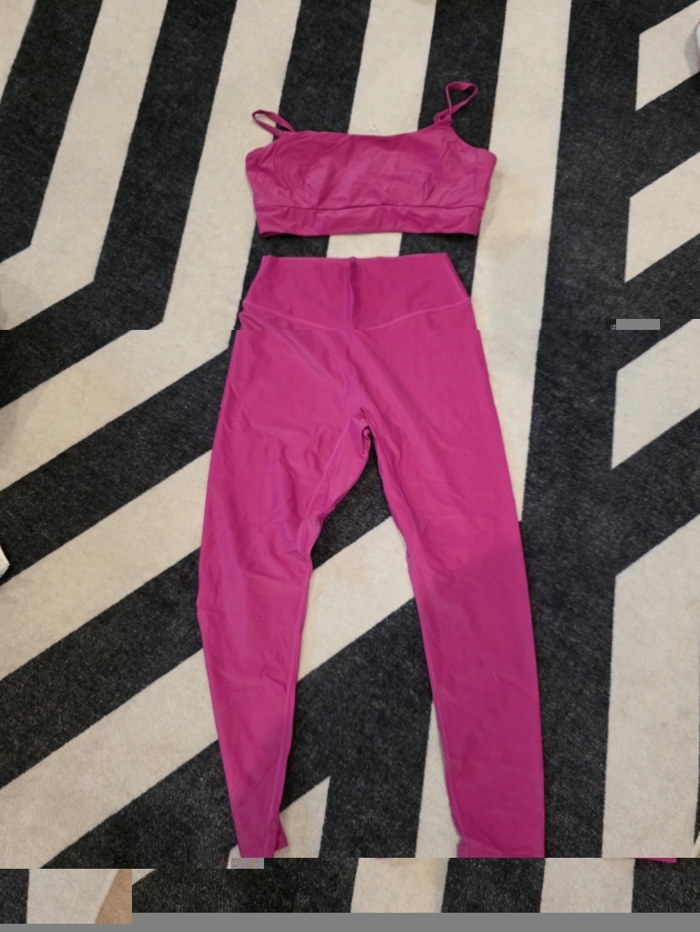 Balance Athletica/Vitality Pink Lustre Bra And Leggings XL